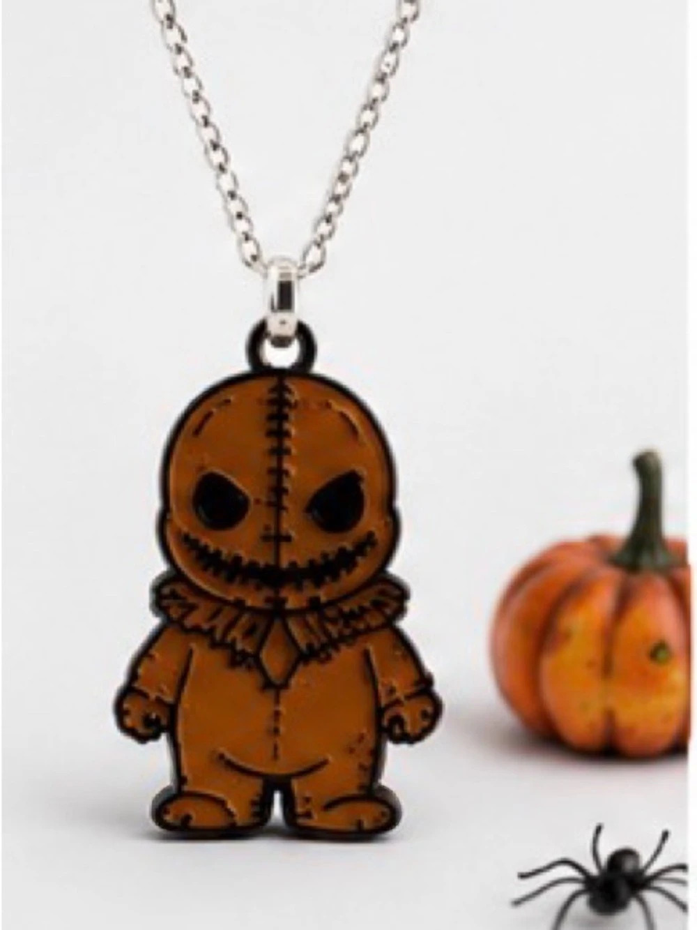 Halloween Pumpkin Character Pendant Necklace trick or treat Sam